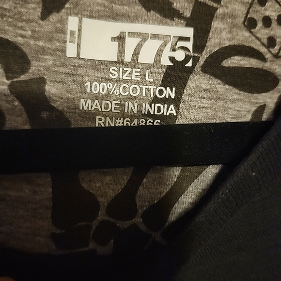 1775 short sleeve tee 100% cotton island design, tagless womans sz Large - NWT - Picture 2 of 12